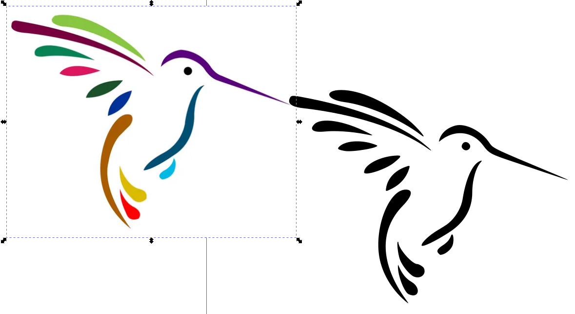 le logo avec la vectorisation en sceeshot le logo avec la vectorisation en sceeshot