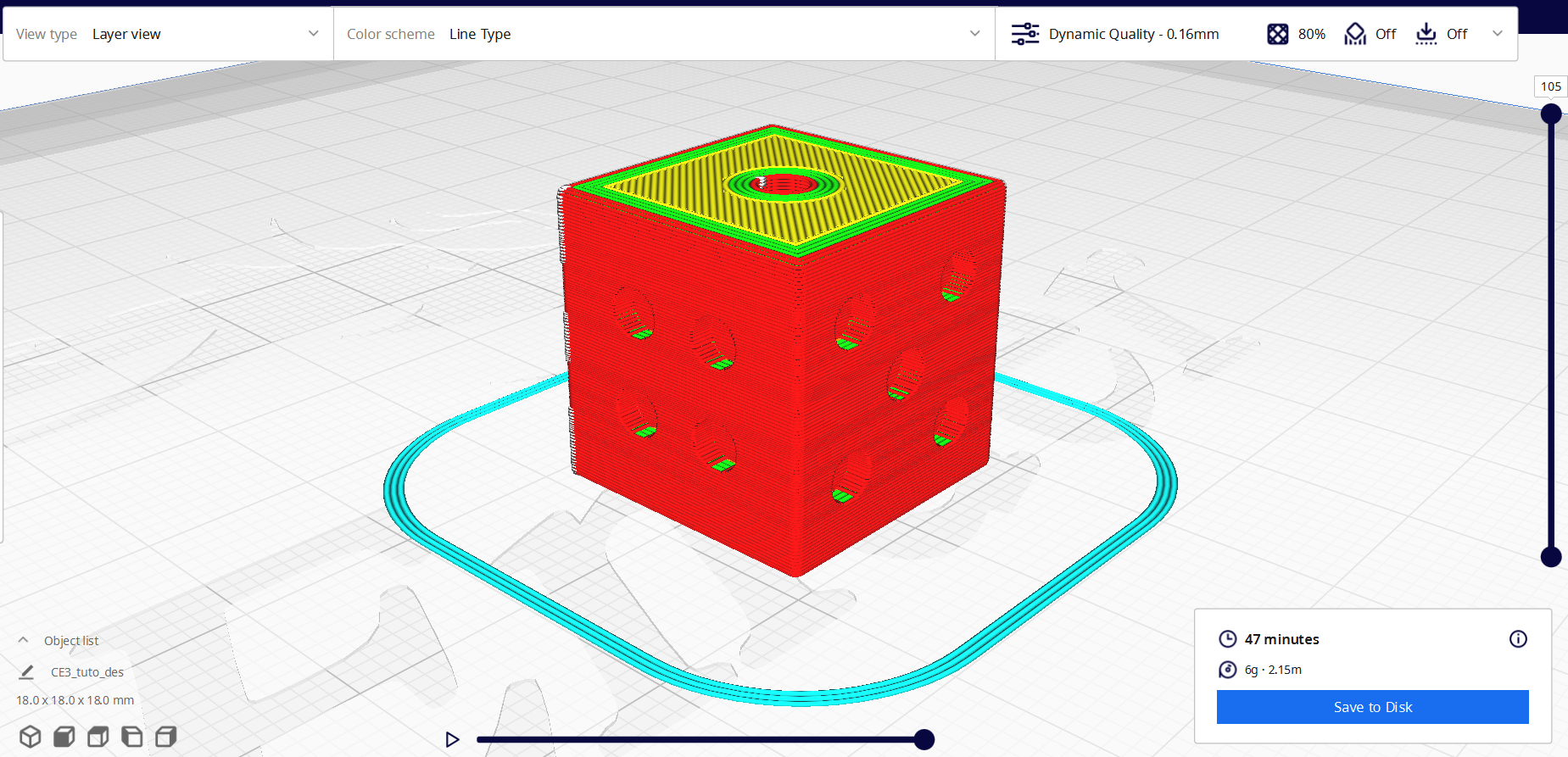 Cura slice