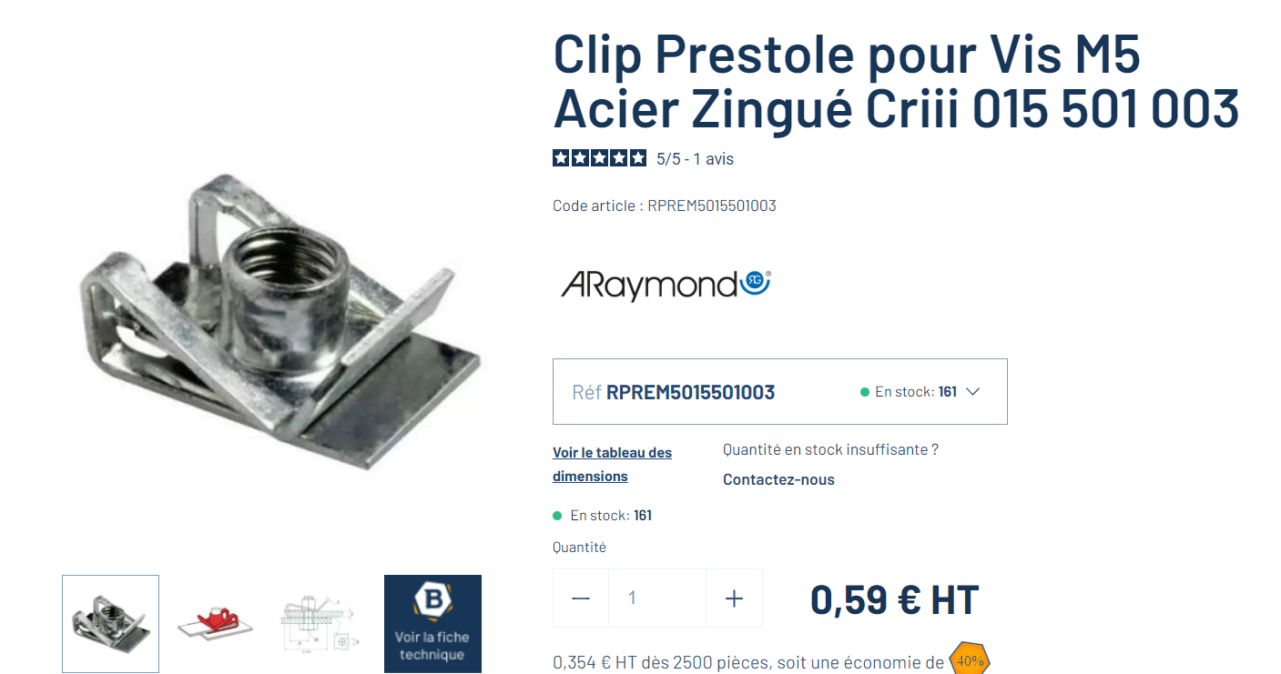 écrous prisonniers