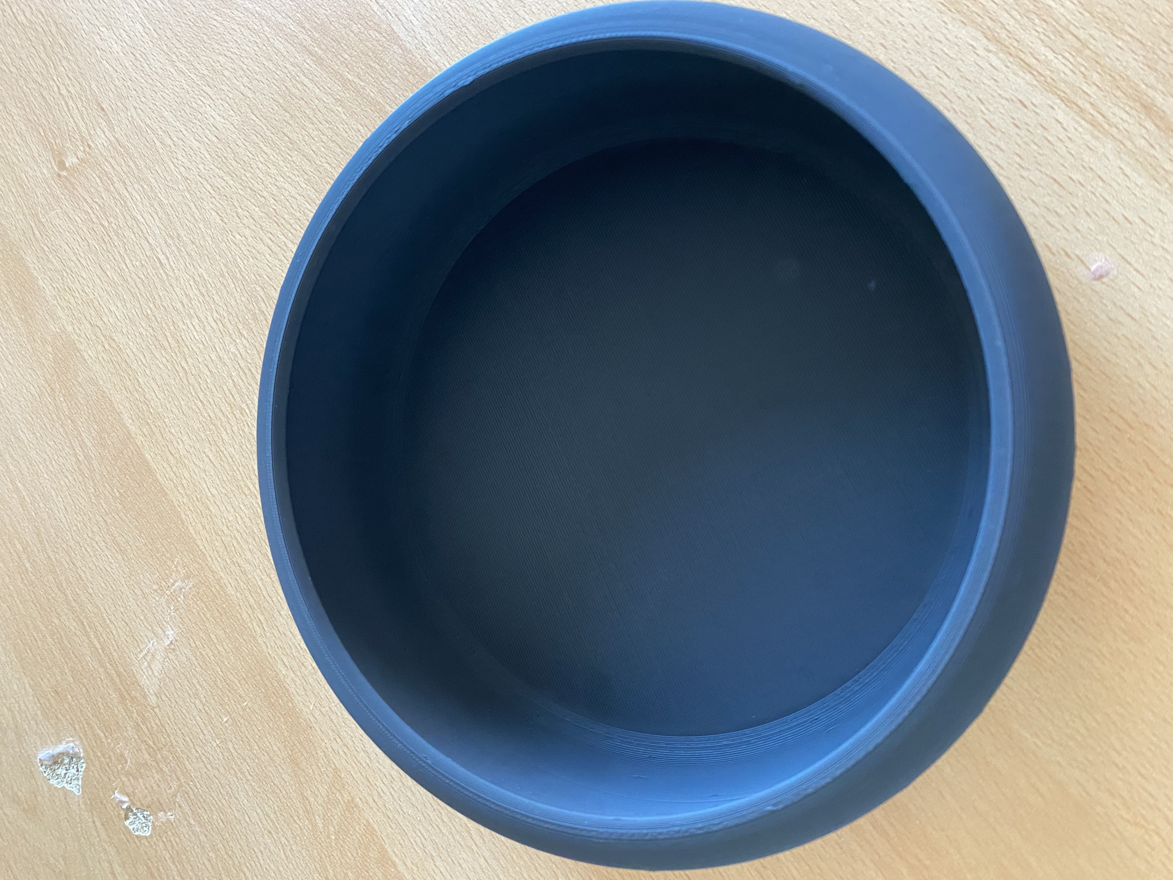 Assiette vu de haut