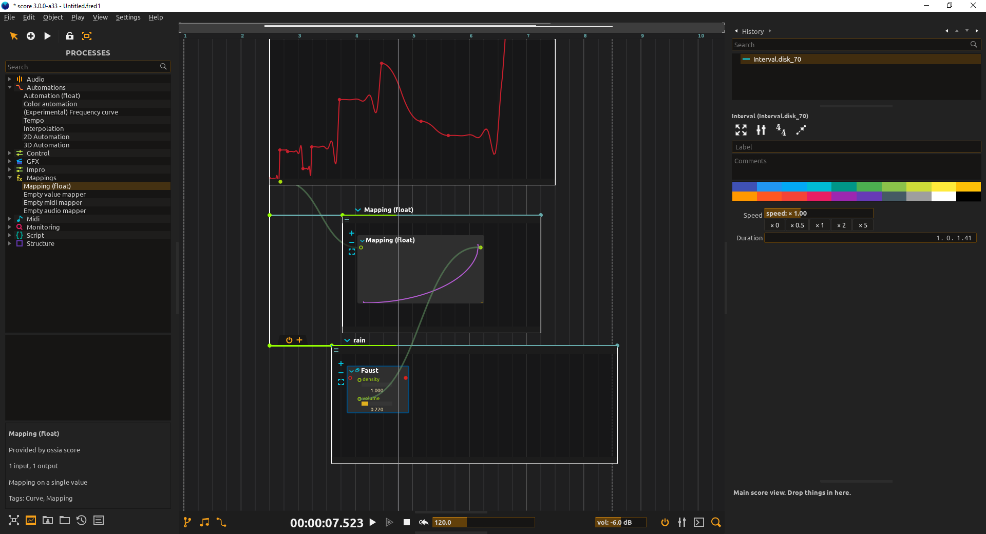 Ossia transformation signal en son